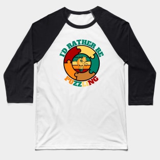 I'D Rather Be Puzzling Baseball T-Shirt